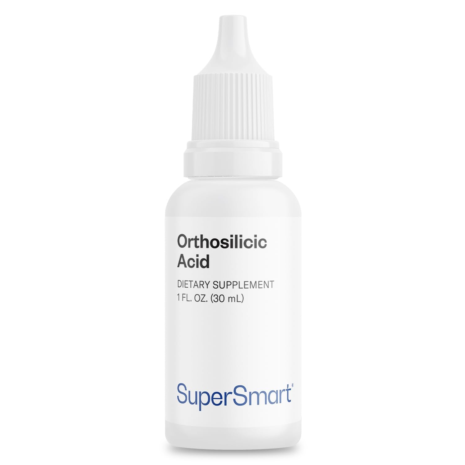 Supersmart Choline Stabilized Orthosilicic Acid Supplement bottle front view