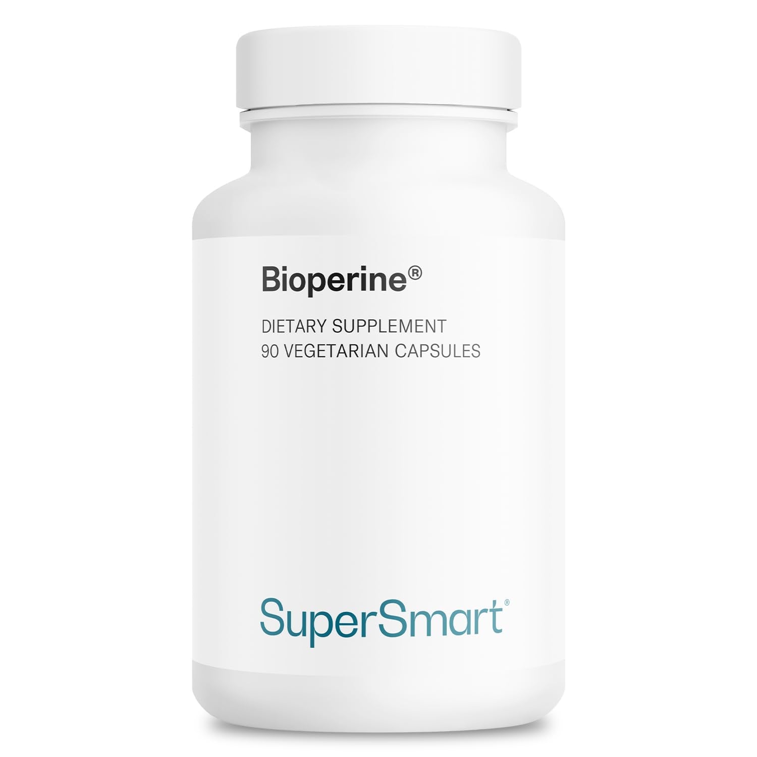Supersmart Curcumin with Bioperine 90 Capsules front view