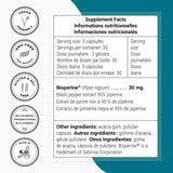 Supersmart Curcumin with Bioperine bottle with label