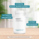 Supersmart Curcumin with Bioperine side view showing capsule
