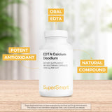 Supersmart EDTA Supplement 150g back view of packaging