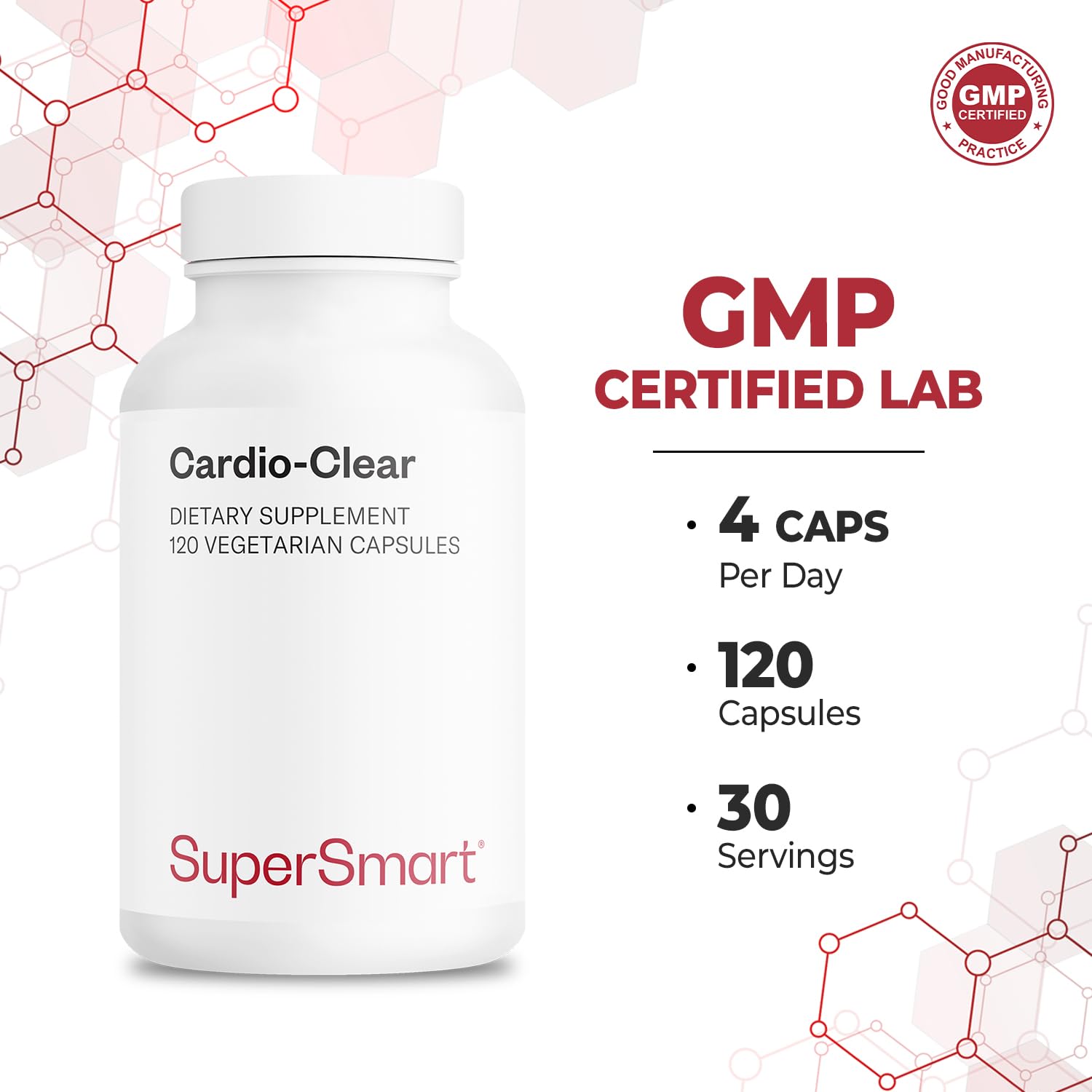 Supersmart Garlic EDTA CardioClear ingredients list