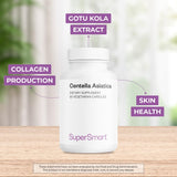Supersmart Gotu Kola Extract 180mg capsules side view