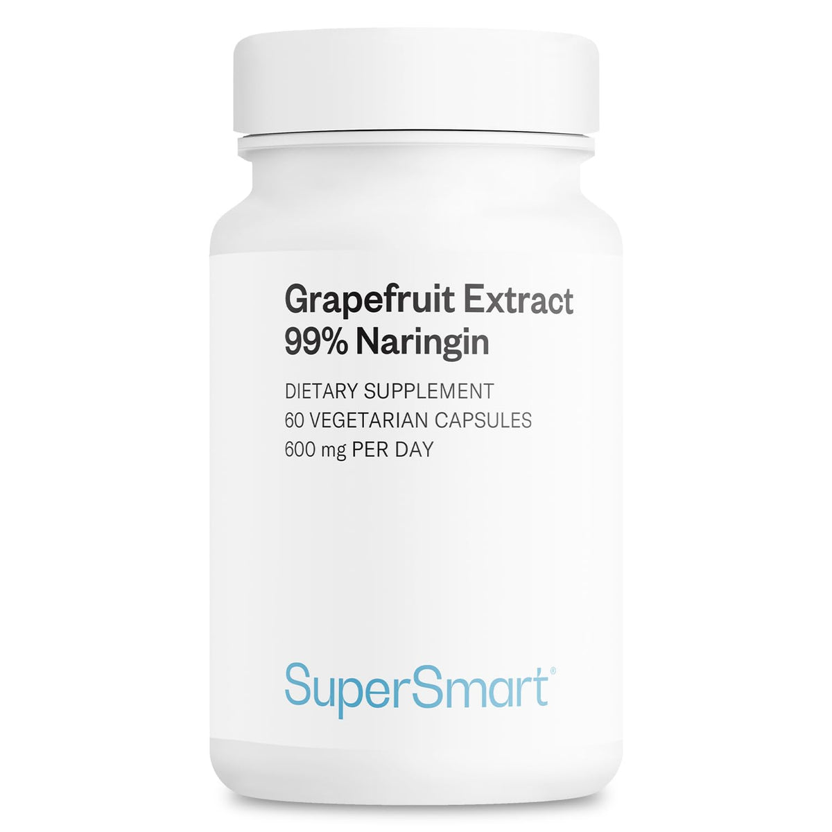 Supersmart Grape Seed Extract 300mg capsule bottle front view