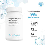 Supersmart Grape Seed Extract 300mg capsules back label