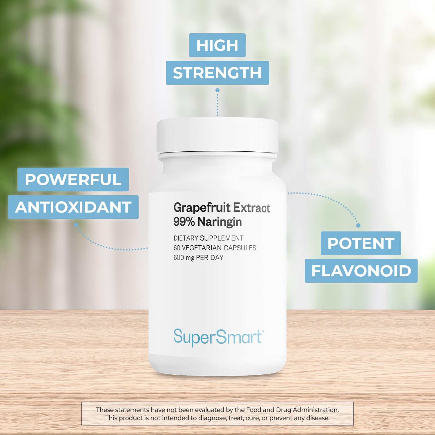 Supersmart Grape Seed Extract 300mg capsules close-up