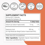 Supersmart Hyaluronic Acid Capsules 150mg back view