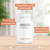 Supersmart Hyaluronic Acid Capsules 150mg side view