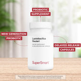 Supersmart Lactobacillus Reuteri Probiotic Supplement back view