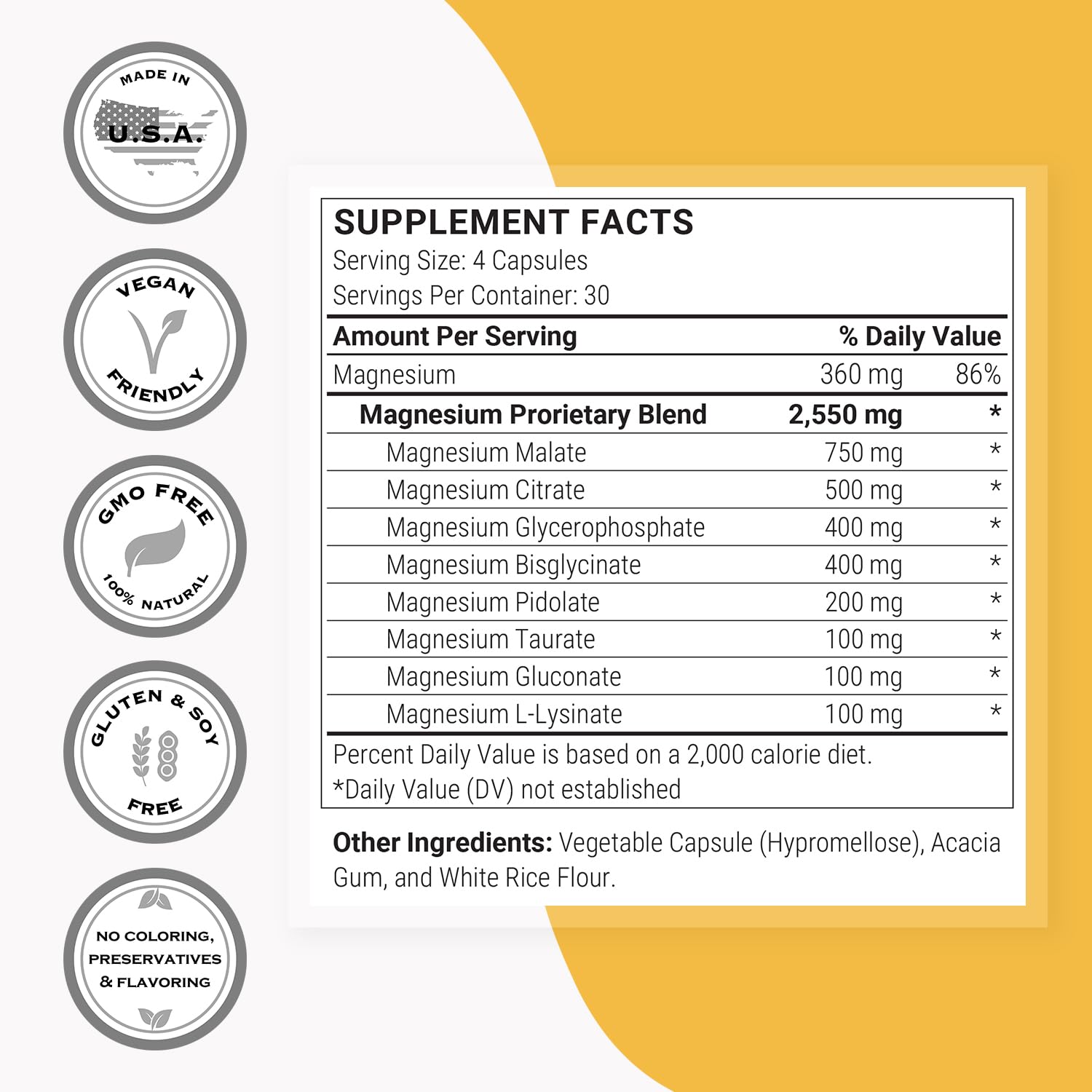 Supersmart Magnesium Complex 150g capsule close-up