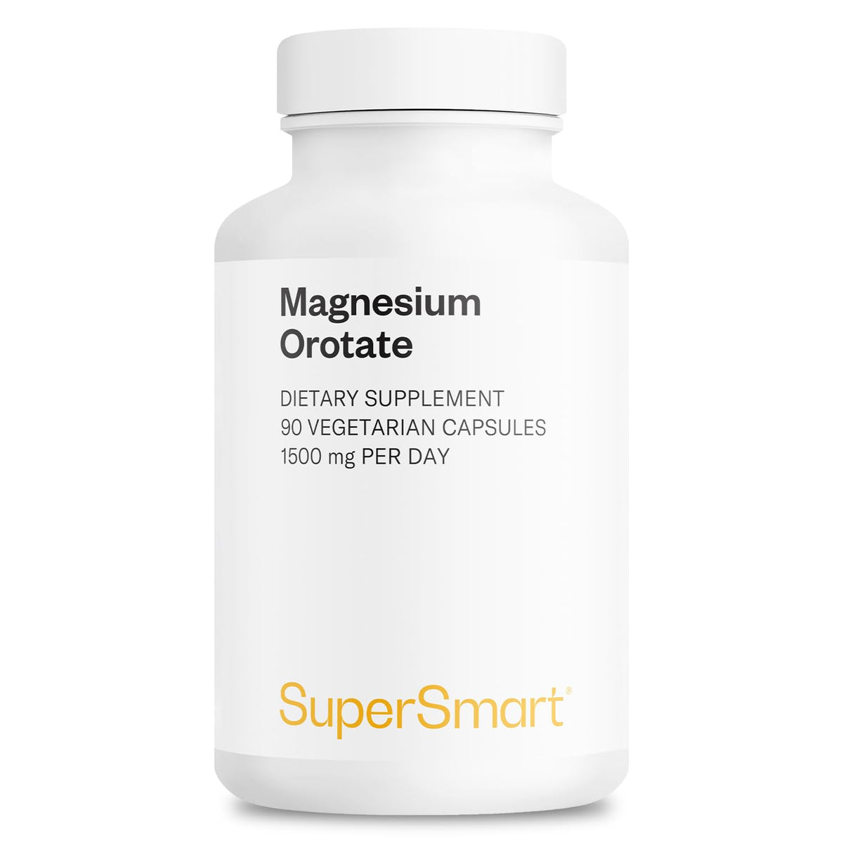 Supersmart Magnesium Orotate Capsules front view