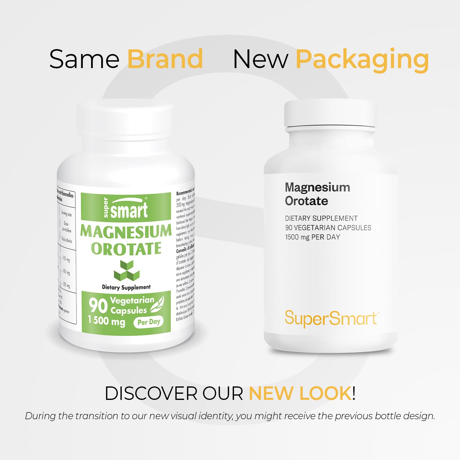 Supersmart Magnesium Orotate Capsules side view