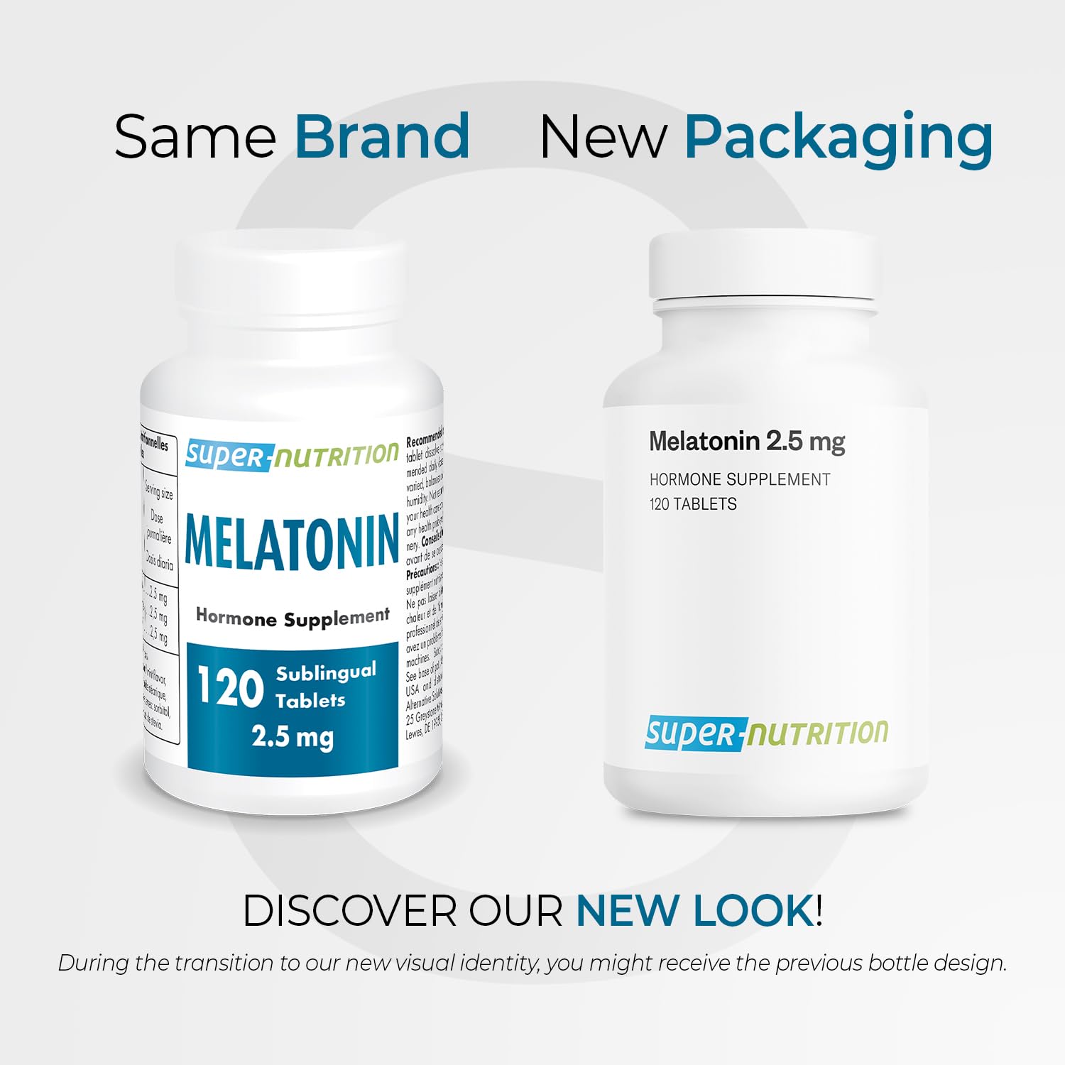 Supersmart Melatonin 2.5mg packaging side view