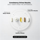 Supersmart Melatonin 2.5mg tablets in a glass of water