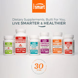 Supersmart Melatonin 2mg 120 Tablets on a bedside table