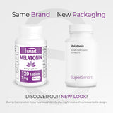 Supersmart Melatonin 2mg 120 Tablets side view