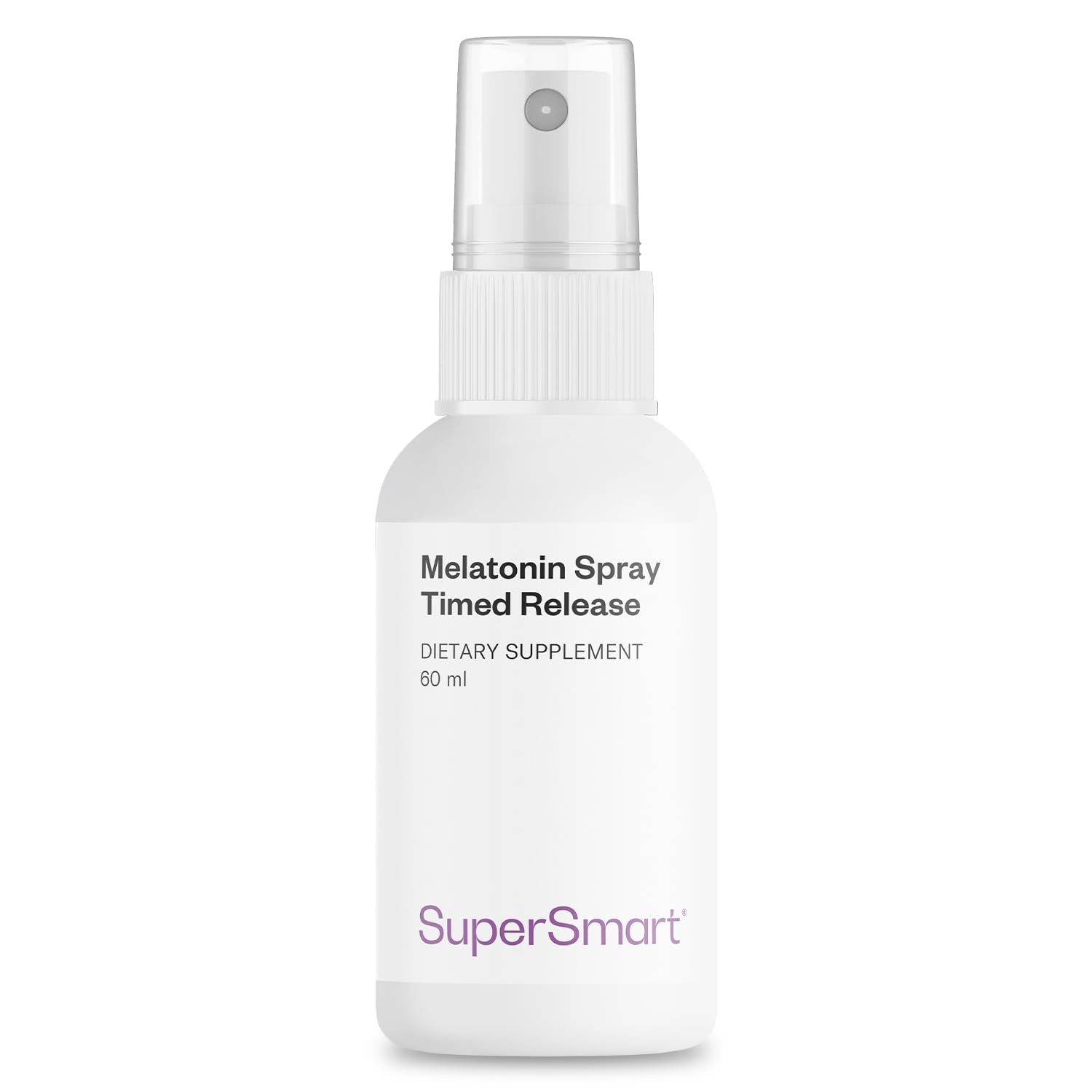 Supersmart Melatonin Spray 1mg Natural Peppermint Flavor front view
