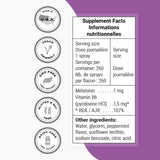 Supersmart Melatonin Spray 1mg Natural Peppermint Flavor with cap off