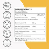 Supersmart Milk Thistle Supplement back view with ingredient list