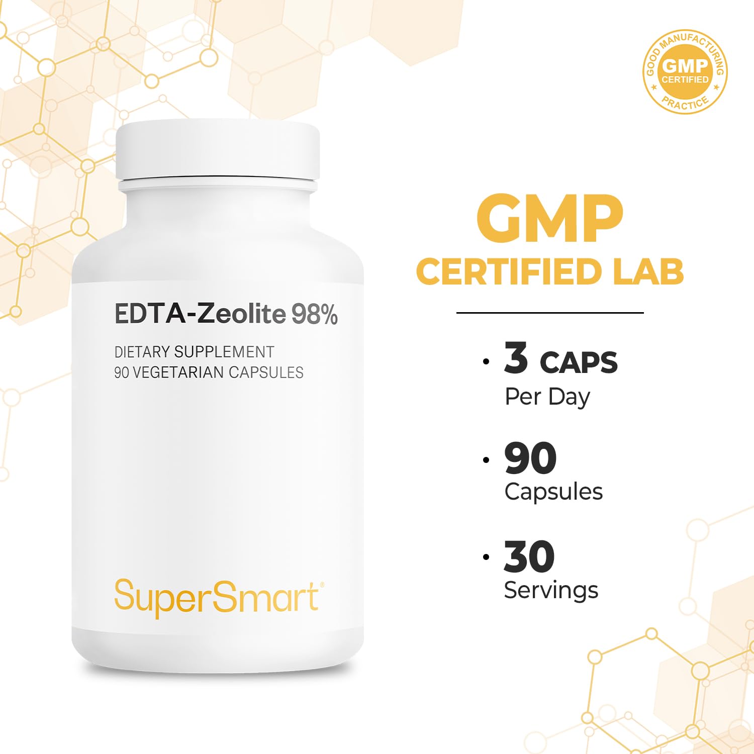 Supersmart Milk Thistle Supplement in packaging on a wooden table