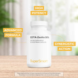 Supersmart Milk Thistle Supplement side view showing capsule details