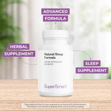 Supersmart Natural Sleep Formula packaging side view