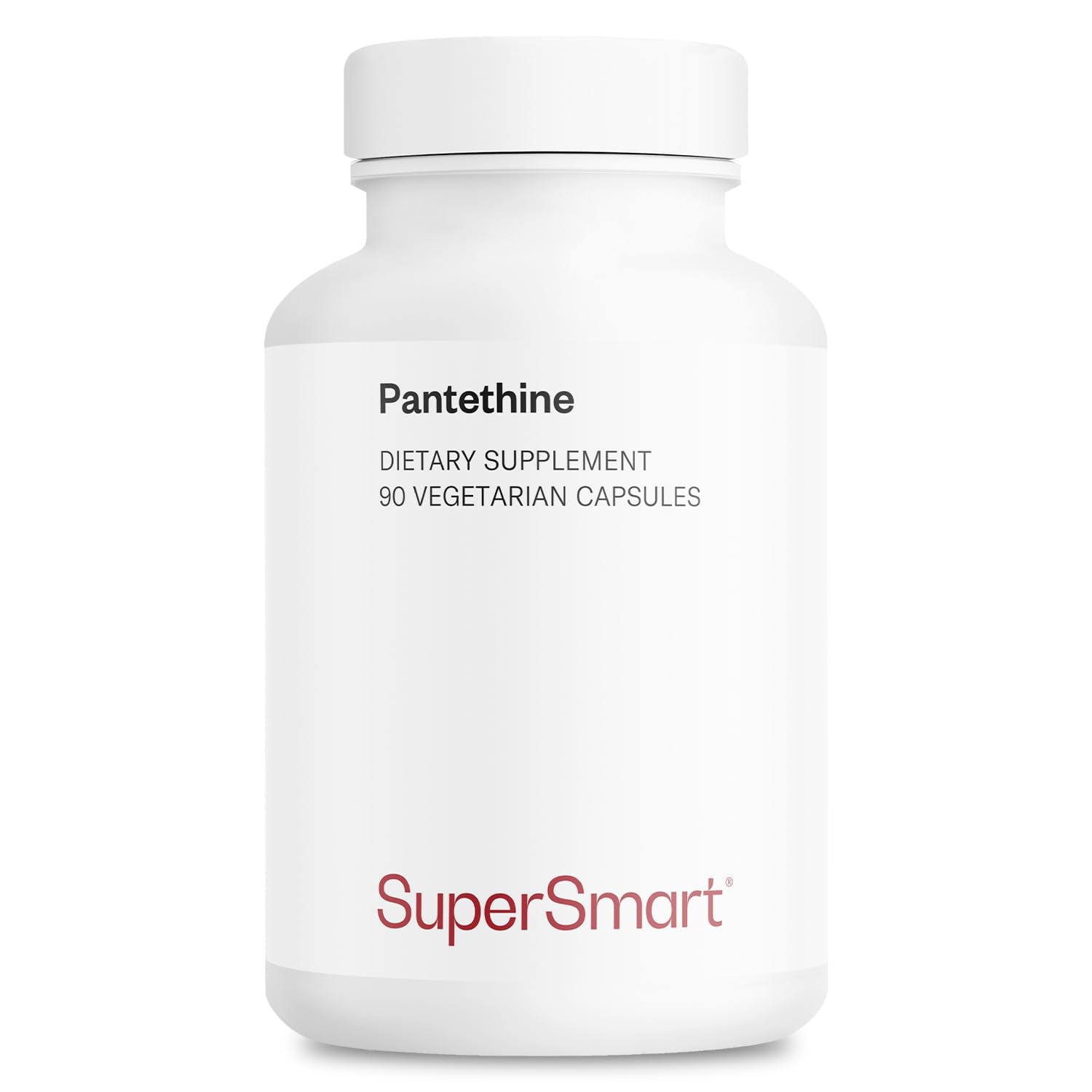 Supersmart Pantethine Supplement 200mg 90 Capsules front view