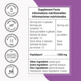 Supersmart Peptidyss bottle with capsules scattered