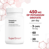 Supersmart Potassium Orotate 150mg capsules close-up