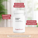 Supersmart Potassium Orotate 150mg supplement side view