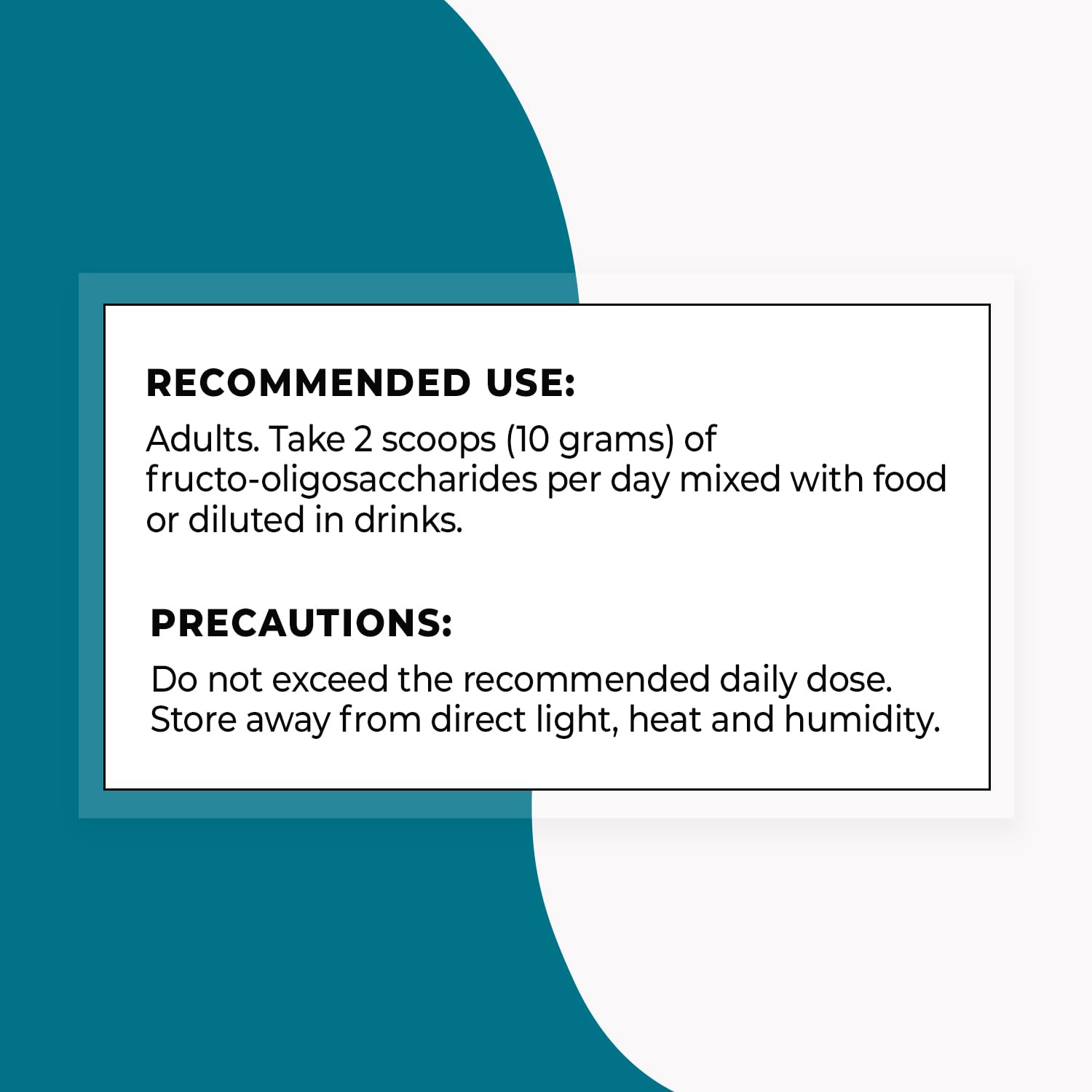 Supersmart Prebiotic Powder 200g ingredient list