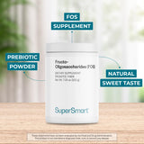 Supersmart Prebiotic Powder 200g scoop with powder