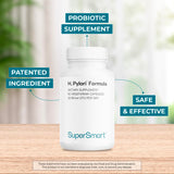 Supersmart Probiotic Supplement bottle side view
