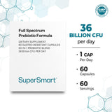 Supersmart Probiotic Supplement capsule close-up