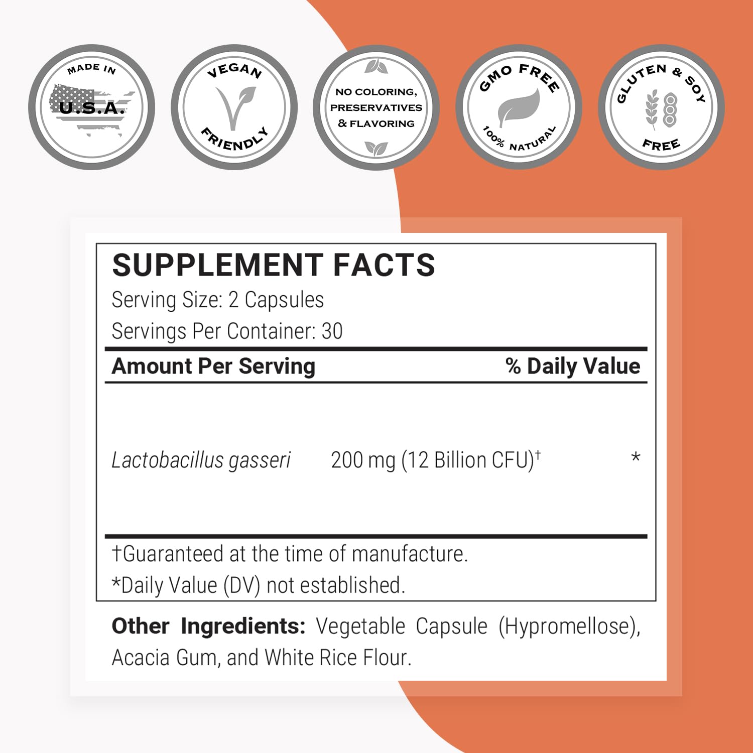 Supersmart Probiotic Supplement close-up of capsules