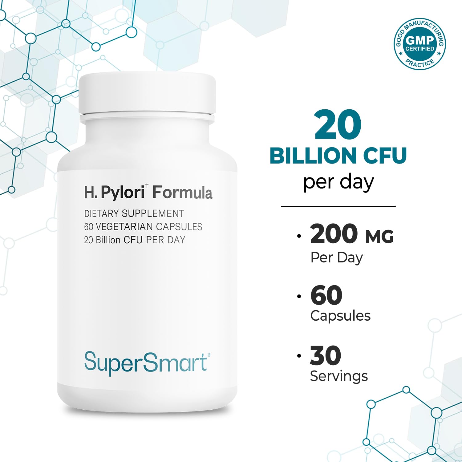 Supersmart Probiotic Supplement ingredients list