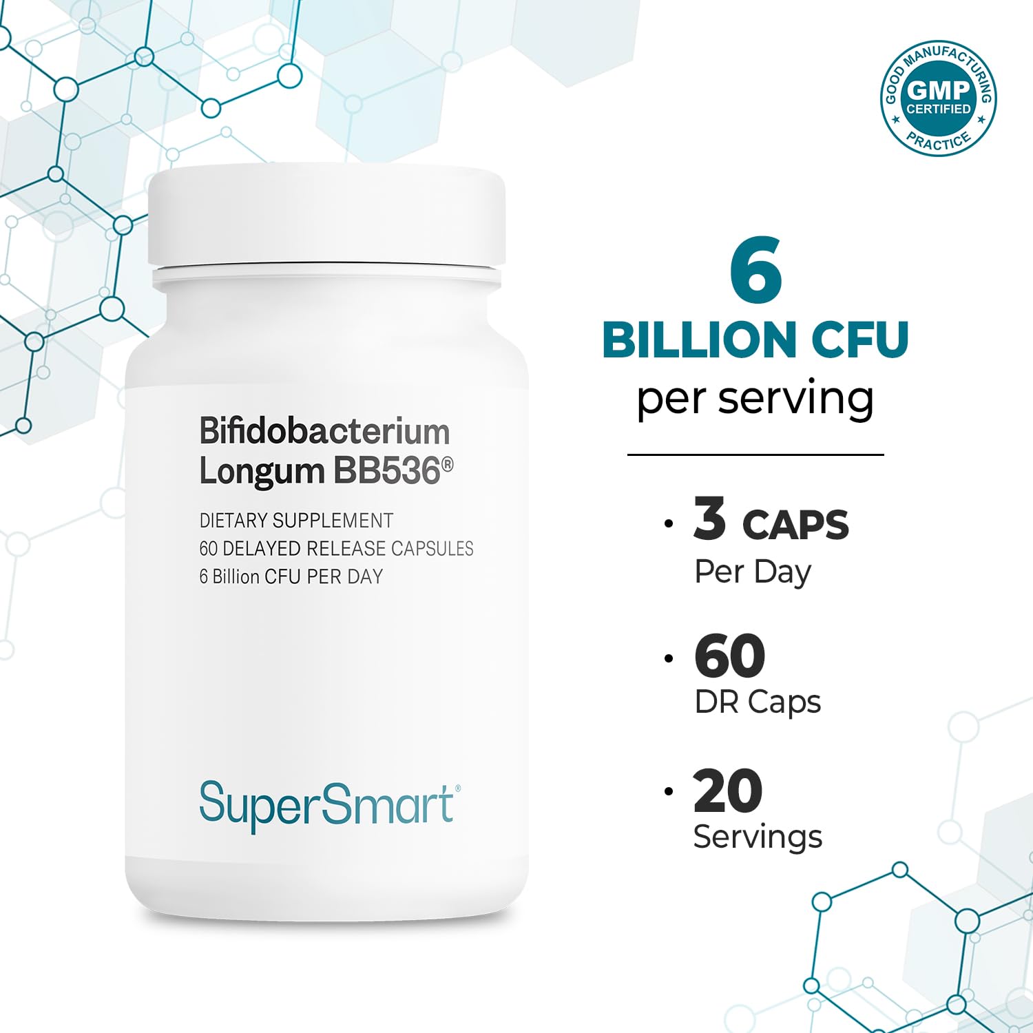 Supersmart Probiotic Supplement packaging