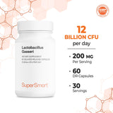 Supersmart Probiotic Supplement side view of packaging