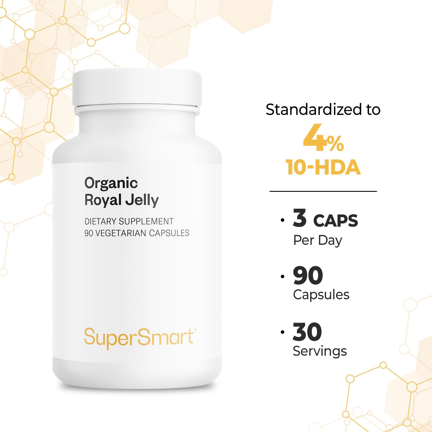 Supersmart Royal Jelly Capsules 100mg ingredients list