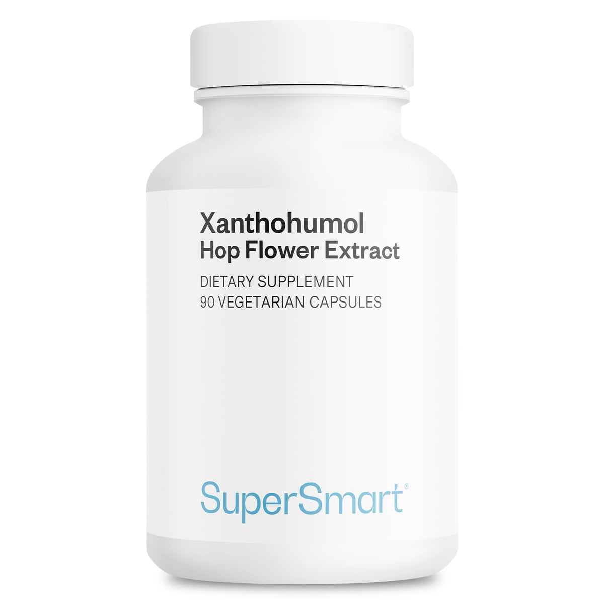 Supersmart Xanthohumol Hops Supplements front view with packaging