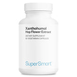 Supersmart Xanthohumol Hops Supplements front view with packaging