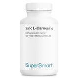Supersmart Zinc L Carnosine supplement front view packaging