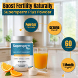 Supersperm Plus L-Arginine Supplement 399g packaging