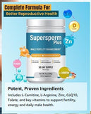 Supersperm Plus L-Arginine Supplement side view