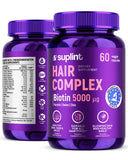 SUPLINT Biotin Hair Vitamin Supplement front view