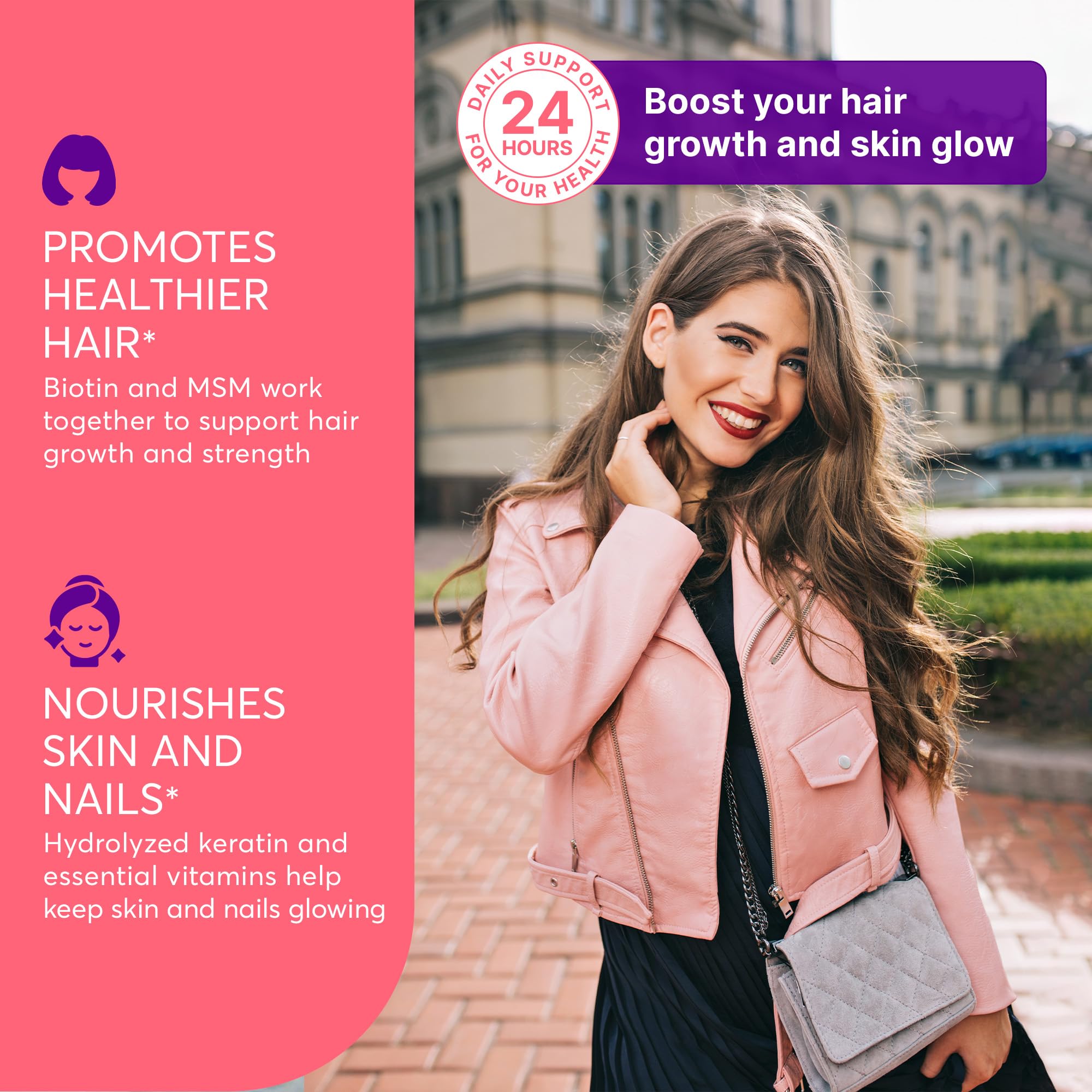 SUPLINT Biotin Hair Vitamin Supplement packaging