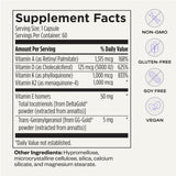 Suppgrade Labs Complete Fat-Soluble Vitamin Blend on a wooden table