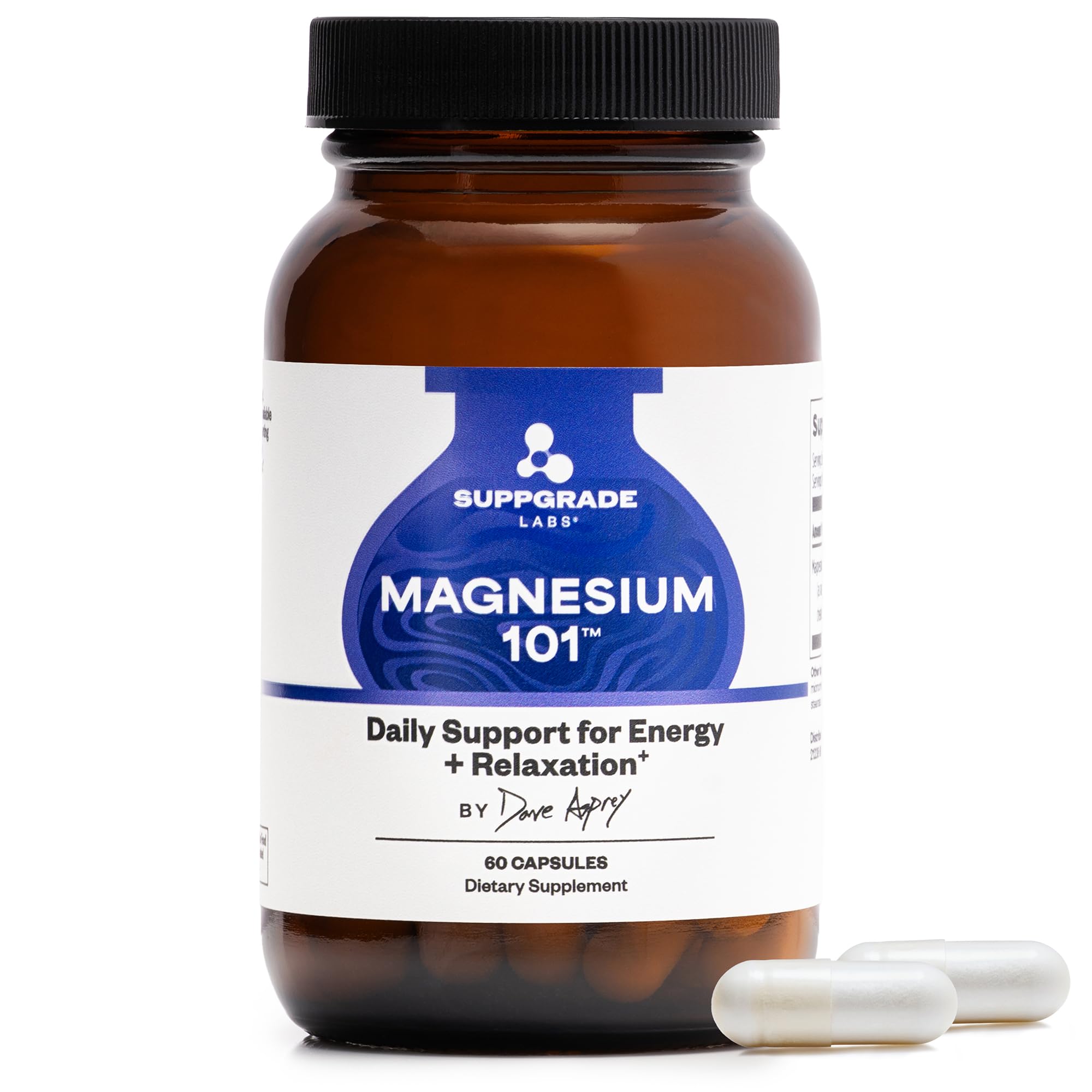Suppgrade Labs Magnesium Bisglycinate 300mg supplement front view