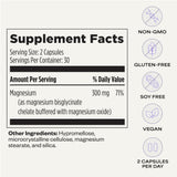 Suppgrade Labs Magnesium Bisglycinate 300mg supplement ingredients list