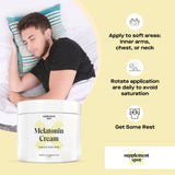 Supplement Spot Melatonin Sleep Lotion 3mg application scene